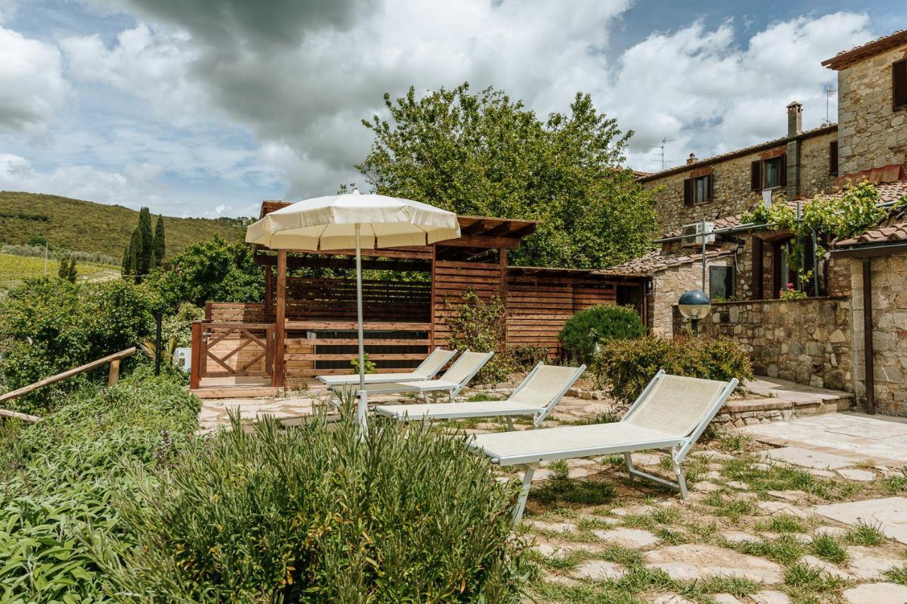Borgo Villa A Sesta San Gusmè エクステリア 写真